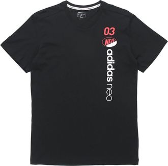 adidas neo M Brlv Tee 3 Sports Short Sleeve Black GK1526