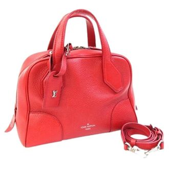 Louis Vuitton Pre-owned Vintage Handbag - Dames - Pre-owned - Rood - Maat: ONE Size Leer