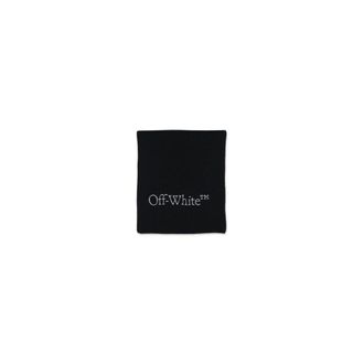 Off-white Accessoires, Heren, Zwart, ONE Size, Wol, Bookish Gebreide Sjaal