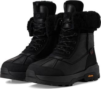 UGG Adirondack Boot XXV 1170591-BLK Womens Black Leather Waterproof ZOGG3576