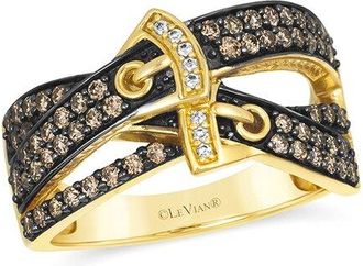 Le Vian Belt Buckle Gladiator 14K 0.65 Ct. Tw. Diamond Cocktail Ring