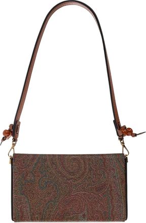Etro Borsa a spalla con stampa paisley - Rosso