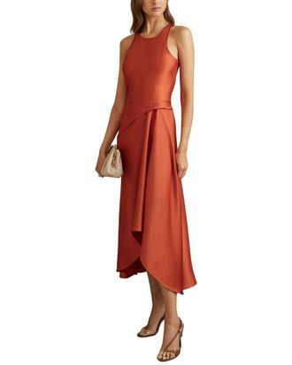 Reiss Micah Drape Occasion Dress