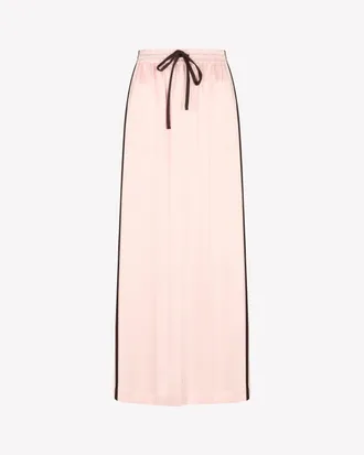 Serena Bute Satin Serena Jogger Skirt - Pale Pink