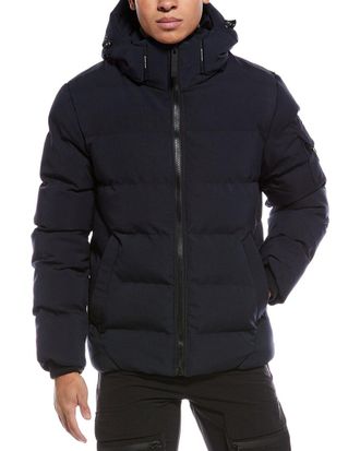 Point Zero Navy Puffer Coat