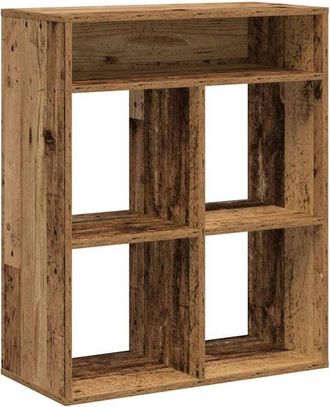 vidaXL Estantería madera ingeniería madera envejecida 66x31x80 cm Vidaxl