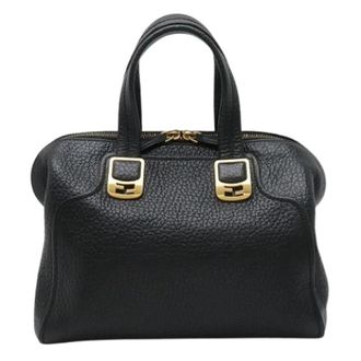 Fendi Pre-owned Vintage Tote Bag - Dames - Vintage Handtas - Zwart - ONE Size - Leer - Vintage