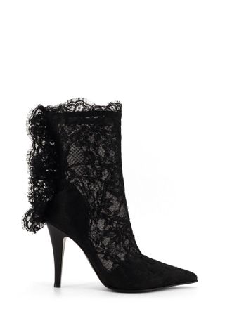 Alexander McQueen Heron Lace Boots