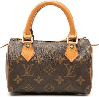 Louis Vuitton Pre-owned Mini Speedy - Dames - Vintage Mini Tas - Bruin - ONE Size - Vintage