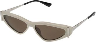 Alexander McQueen Dames, Accessoires, Wit, Maat: 57 MM Nylon