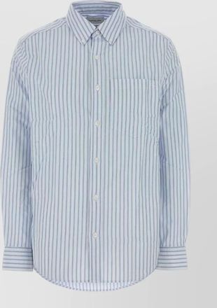 Calvin Klein stretch oxford shirt striped chest pocket