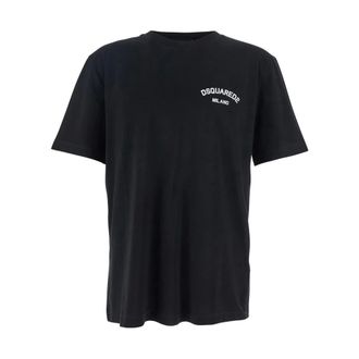 Dsquared2 Tops, Heren, Zwart, XL, Polo Shirts