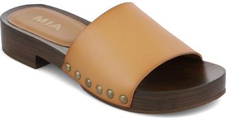 Mia Lanell Slide Sandal in Tan at Nordstrom, Size 9.5