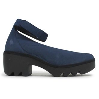 FLY London TIRY497FLY Mousse Leather Womens Comfort Shoes - Blue - Size:UK 5