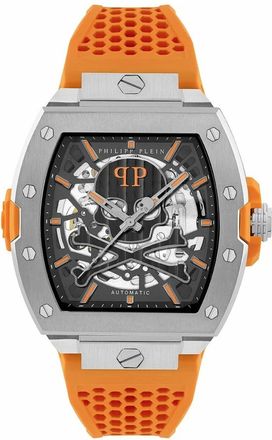 Philipp Plein Accessoires, Heren, Oranje, ONE Size, The Skeleton Limited Edition