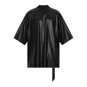 Rick Owens T-Shirts, male, Black, Size: ONE SIZE Tommy T Oversize T-Shirt