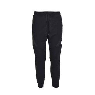 C.P. Company Sweatpants, male, Black, Size: XS Black Trousers for Men
