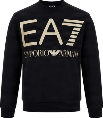 Emporio Armani Sweatshirt - Heren - Sweatshirts - Zwart - M - Katoen - Hoodies & sweatvesten