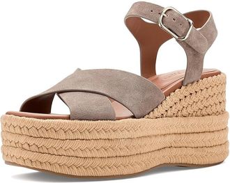 Marc Fisher Pasion Womens Dress Sandals Taupe Suede : 9.5 M