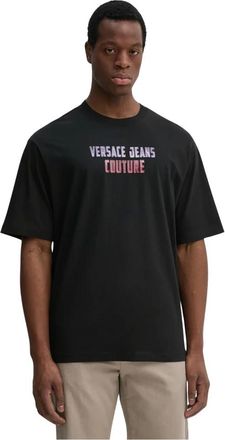 Versace Jeans Couture Hombre, Camisetas, Negro, Talla: L