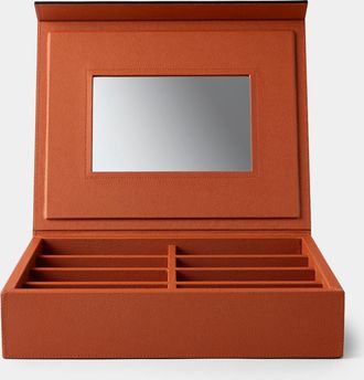 Giobagnara Monogram Leather Sunglasses Case
