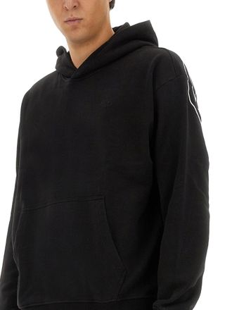 Diesel Logo-Embroidered Cotton Sweatshirt - Black