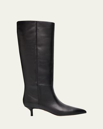 Allen Edmonds 45mm Lisa Leather Knee-High Boots
