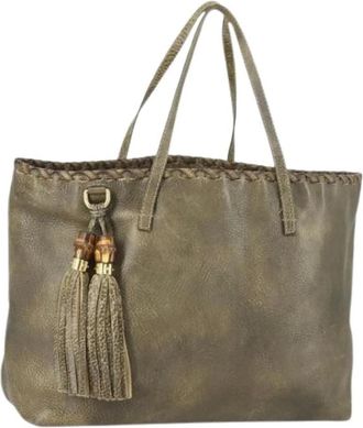 Gucci Pre-owned Tote Bags, female, Brown, Size: ONE SIZE Pre-owned Tote Bag