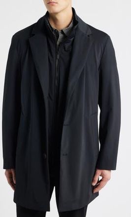BOSS Jared 3-in-1 Waterproof Coat in Black at Nordstrom Rack, Size 42
