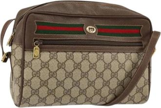 Gucci Pre-owned Cross Body Bags, female, Beige, Size: ONE SIZE Pre-owned Vintage Plastic Crossbody Bag