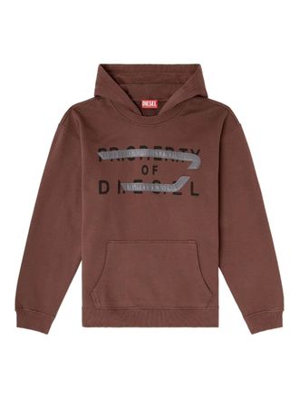 Diesel S-Norman-Hood hoodie - Bruin