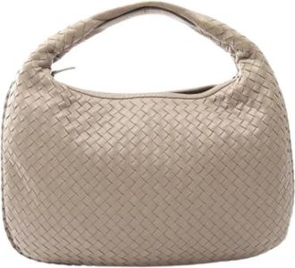 Bottega Veneta Pre-owned Schoudertas - Dames - Vintage Handtas - Beige - ONE Size - Leer - Vintage