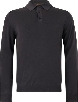 Slowear Maglione Polo in Lana - - Knitwear - Uomo - Grigio - L