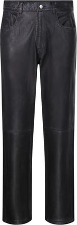 Haikure Achilles Jeans - Heren - Leren Broeken - Blauw - W35 - Leer - Broeken