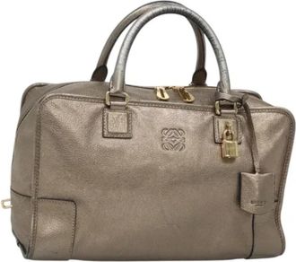 Loewe Tweedehands leren handtassen - Dames - Vintage Handtas - Geel - ONE Size - Leer - Vintage