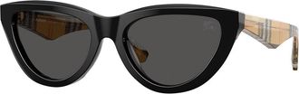 Burberry BE4436U 418887 Womens Sunglasses Black Size 55