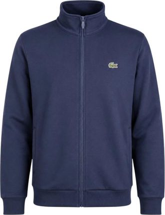 Lacoste Volledige Rits Trui - Heren - Vesten met rits - Blauw - L - Katoen - Hoodies & sweatvesten