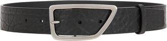 Burberry Shield Pin Buckle Leather Belt, Size 110