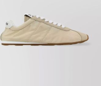 Miu Miu leather low-top sneakers