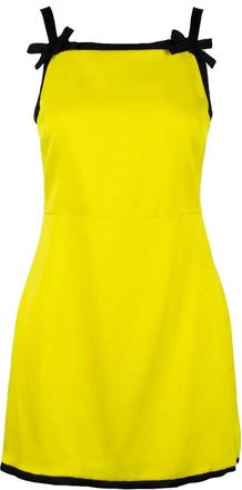 Msgm Sheath Dress - Yellow