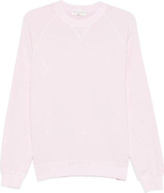 FILIPPO DE LAURENTIIS Raglanmouw Sweatshirt met Ronde Hals - Heren - Sweatshirts - Roze - S - Katoen - Hoodies & sweatvesten