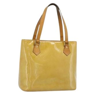 Louis Vuitton Bolso de mano de charol Pre-owned - Pre-owned - Mujer - Amarillo - ONE SIZE