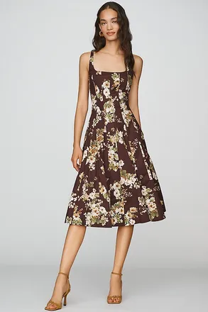 Maeve Tarryn Fit & Flare Midi Dress