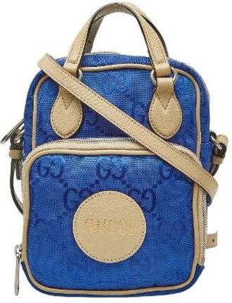 Gucci Pre-owned Cross Body Bags, female, Blue, Size: ONE SIZE Pre-owned Vintage Cross Body Bag