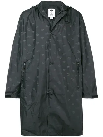 adidas Impermeabile lungo - Nero