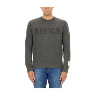 Golden Goose Hoodies & sweatvesten, Heren, Grijs, S, Sweatshirts