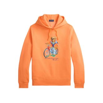 Ralph Lauren Hoodies, male, Orange, Size: M Accessories
