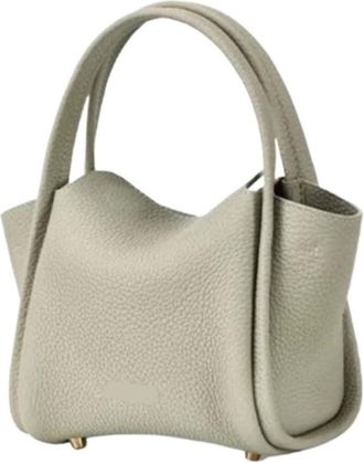 Generic Compatible For Mini Bag Grain Texture Magnetic Closure Protective Metal Feet With Gift Box(So-16-Ston Green)