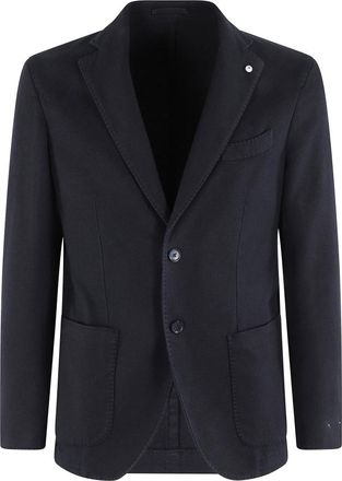 L.B.M. 1911 Stijlvolle Jas - Heren - Blazers - Blauw - M - Wol - Jassen