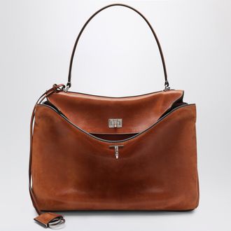 Balenciaga Rodeo Medium bag in vegetable-tanned lambskin tan